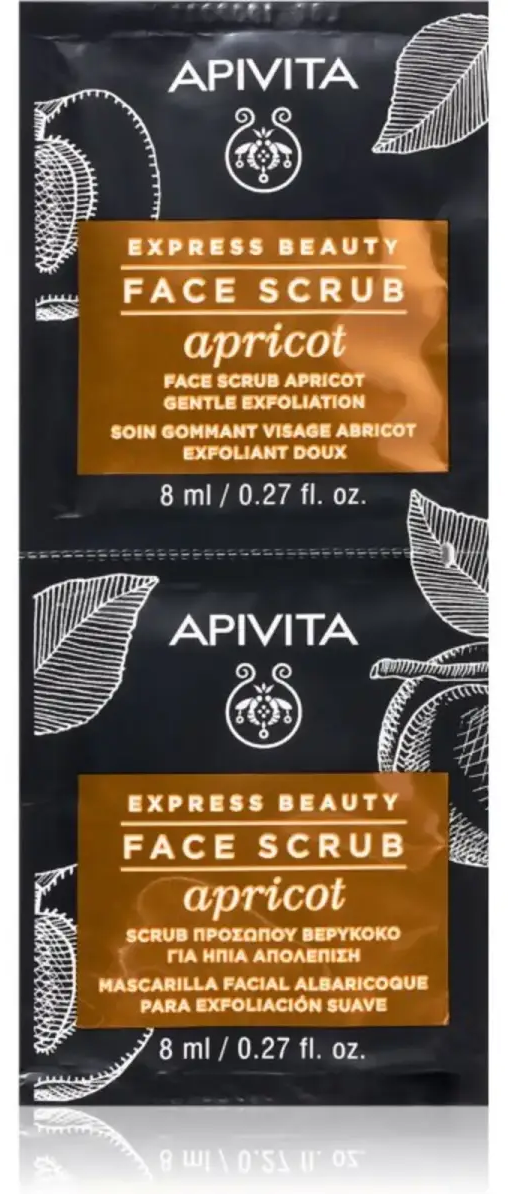 Apivita, Apricot, Exfoliating & Cleansing, Scrub