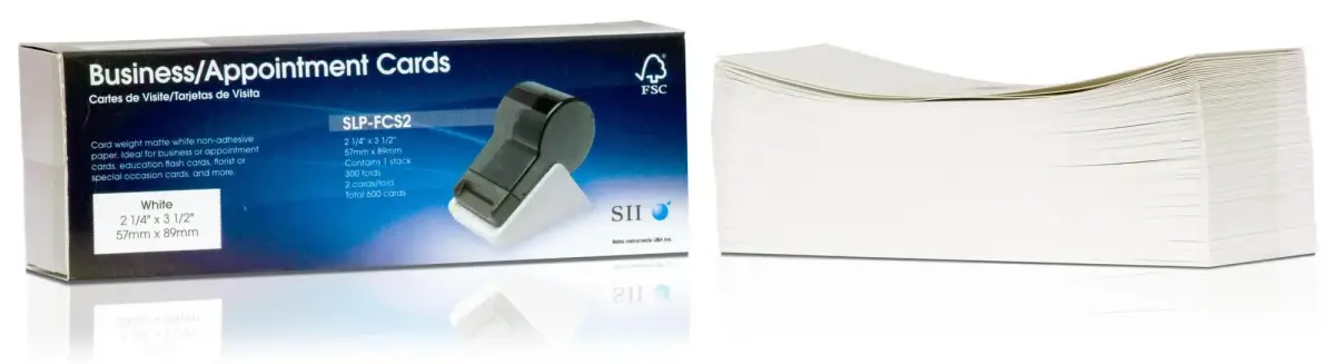 Seikosha Business card 57x89mm / SLP-FCS2