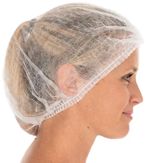 Cepurīte FORPUS PP, 51cm, balta, 100gab
