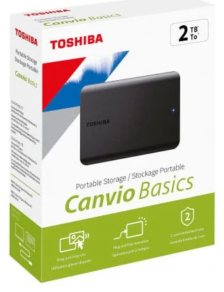Ārējais cietais disks Toshiba Canvio Basics