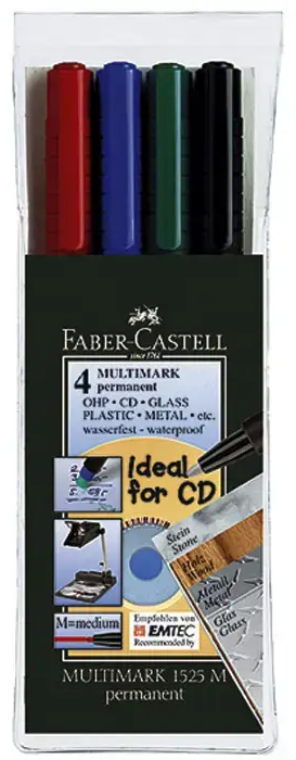 Faber-Castell Noturīgais marķieris CD/DVD diskiem FABER