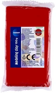 CENTRUM Plastilīns sarkana kr. 150g