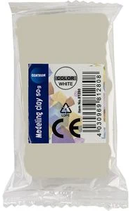 CENTRUM Plastilīns balta kr. 50g