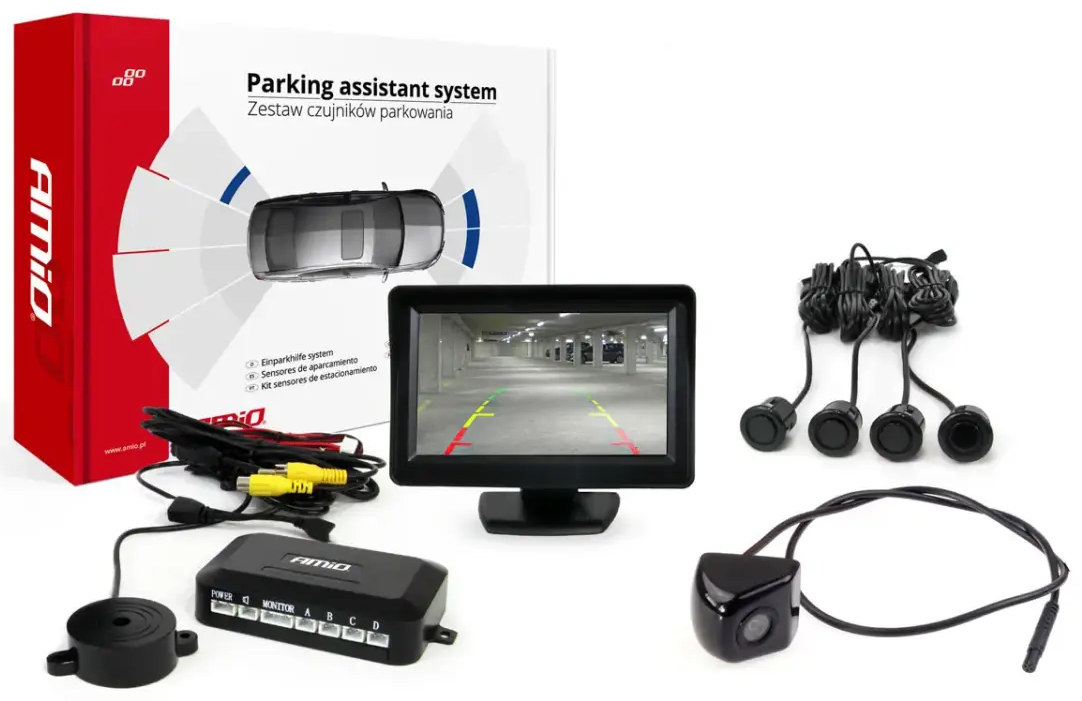 AMiO Parking assistant system TFT01 4