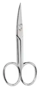 Beter Chrome Plated Curved Manicure Scissors