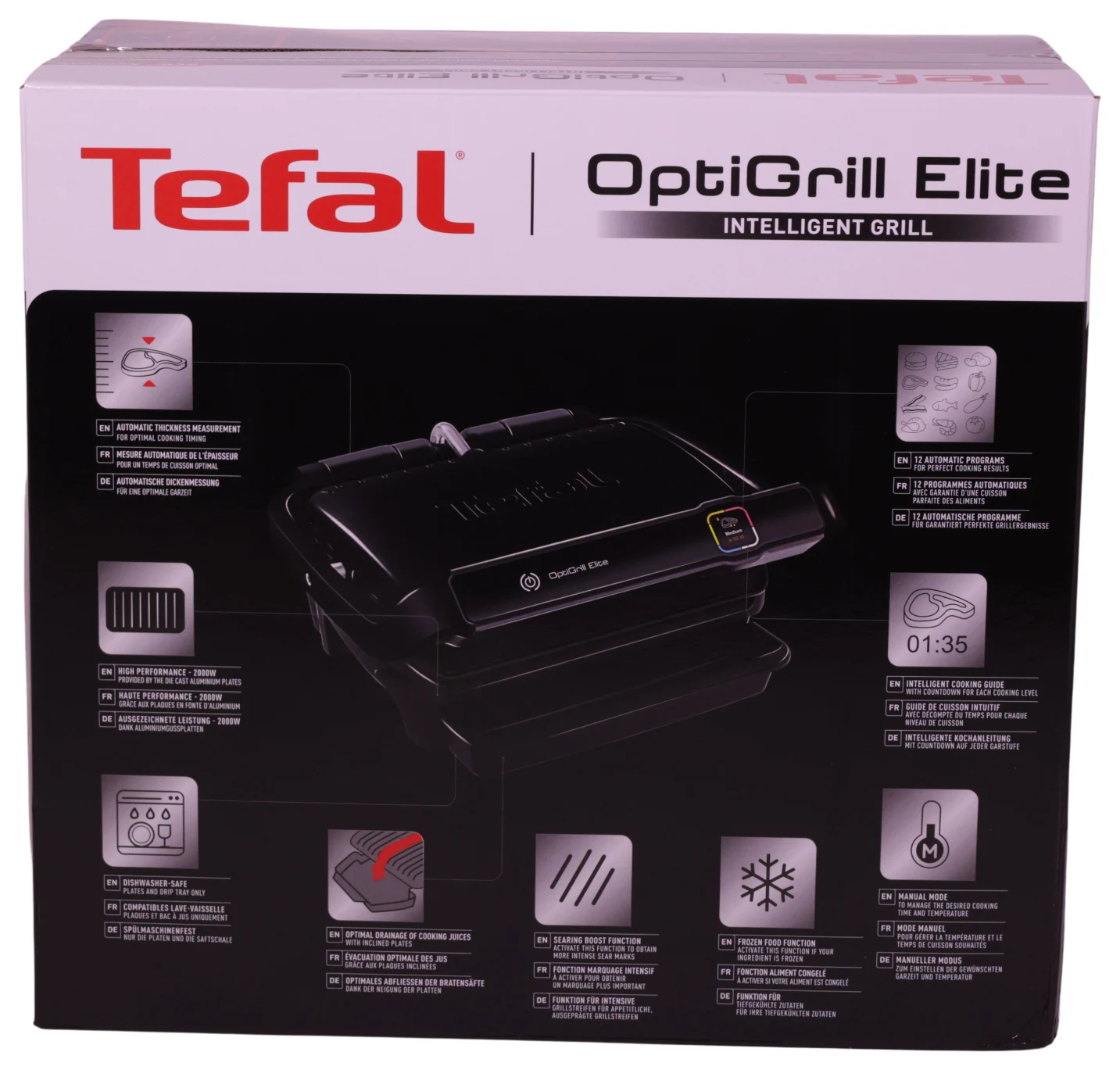 Elektriskais grils Tefal Tefal Optigrill Elite