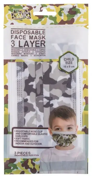 Trendy Camo Trendy Camo Face Mask