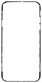 IPhone LCD iPhone XS Adhesive under