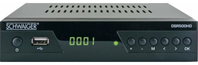 TV uztvērējs Schwaiger satelīta uztvērējs DVB-S2