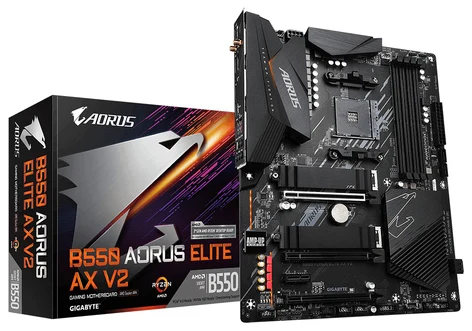 Pagrindinė plokštė GIGABYTE B550 AORUS ELITE