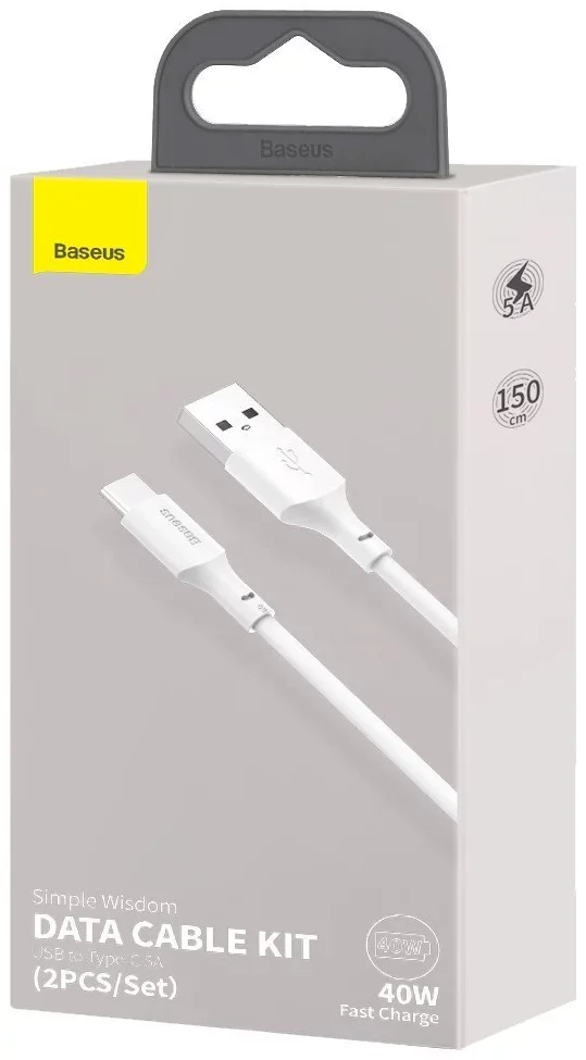 Baseus Type-C vienkāršs gudrības kabelis (2