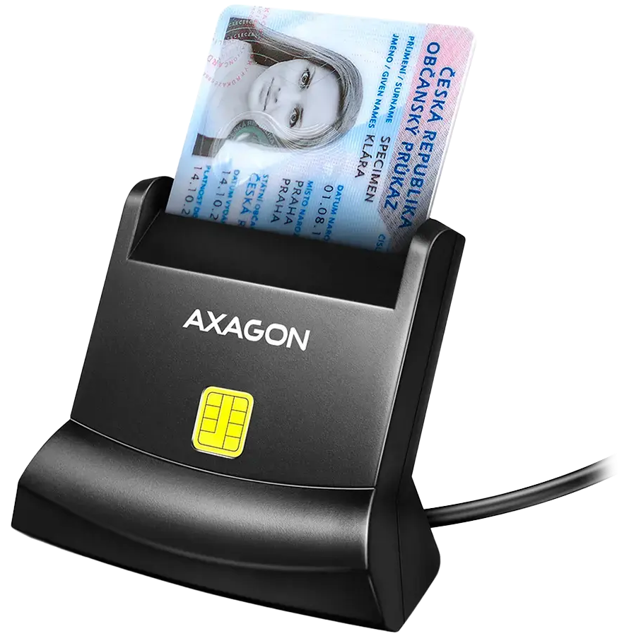 Axagon Universal desktop USB contact Smart/ID