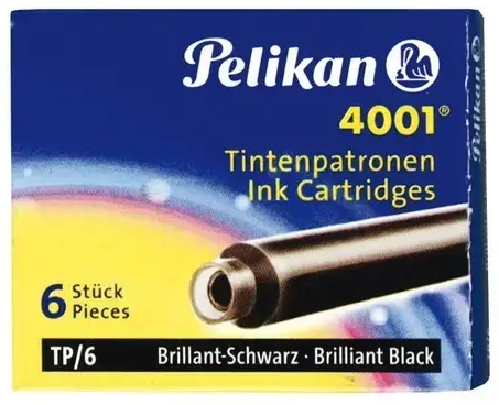 Pelikan Tintes patronas TP/6 Brilliant Black