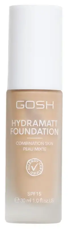 Gosh, Hydramatt, Vegan, Matte, Liquid Foundation