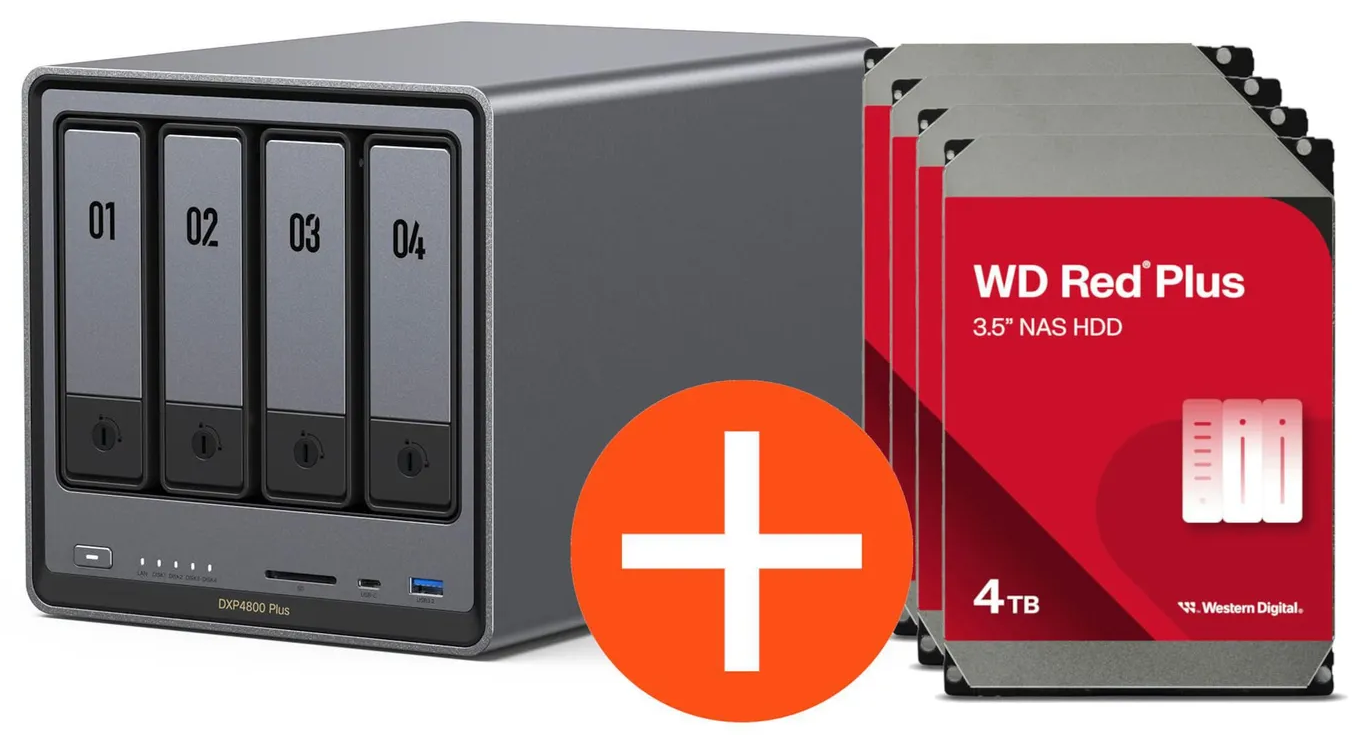 NAS sistēma UGREEN NASync DXP4800 Plus