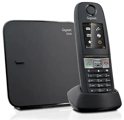 Gigaset Telephone E630 / S30852-H2503-C101 Black