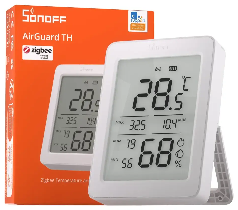 Išmanusis Zigbee temperatūros ir drėgmės jutiklis