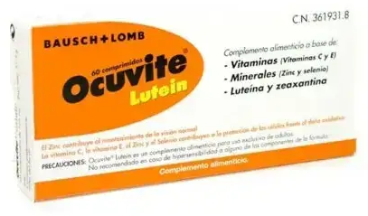 BAUSCH+LOMB Ocuvite Lutein 60 Tabletes