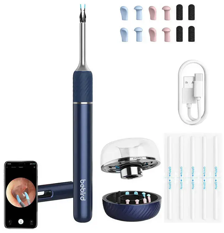 Otoscope with ear cleaning camera Bebird