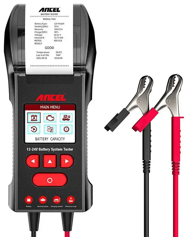 Battery Tester with printer Ancel BST600