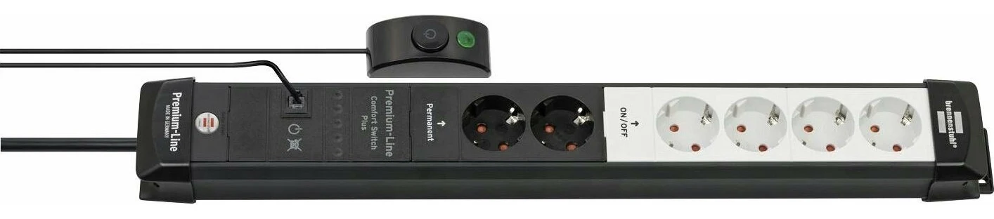 Brennenstuhl Premium-Line Comfort Switch Plus Steckdosenleiste