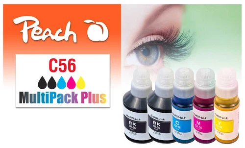 Peach Canon GI-56 MultiPack Plus pārstrādātas