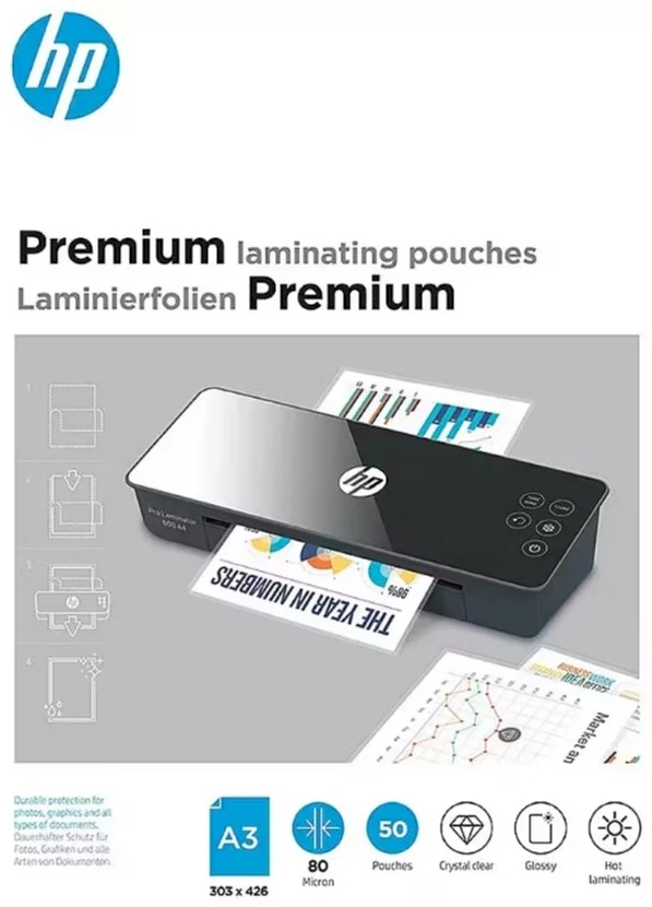 HP Premium Laminēšanas Plēve A3 50