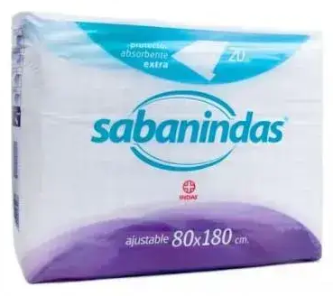 Sabanindas Absorbējošais gultas aizsargs Extra 80x180