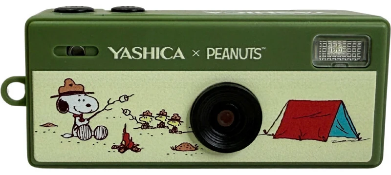 YASHICA FUNTASTIC Atslēgu piekariņa kamera SNOOPY