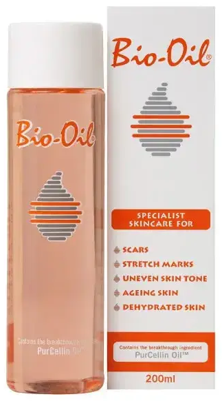 Bio-Oil rētām, strijām un dehidrētai ādai