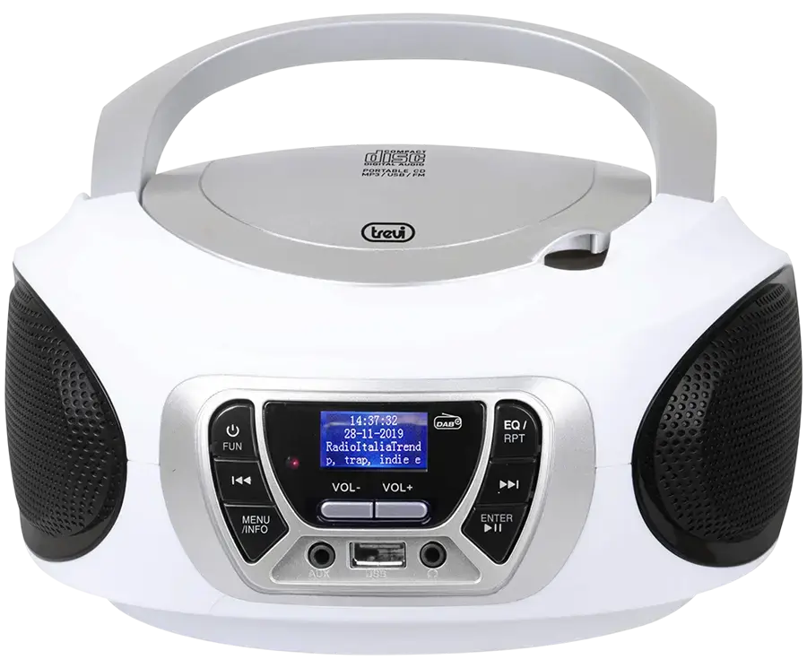 TREVI Stereo Portable DAB, CD player