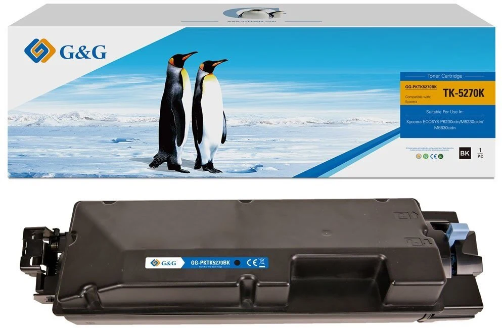 Toners G&G toner Kyocera TK5270K, NT-PKTK5270BK
