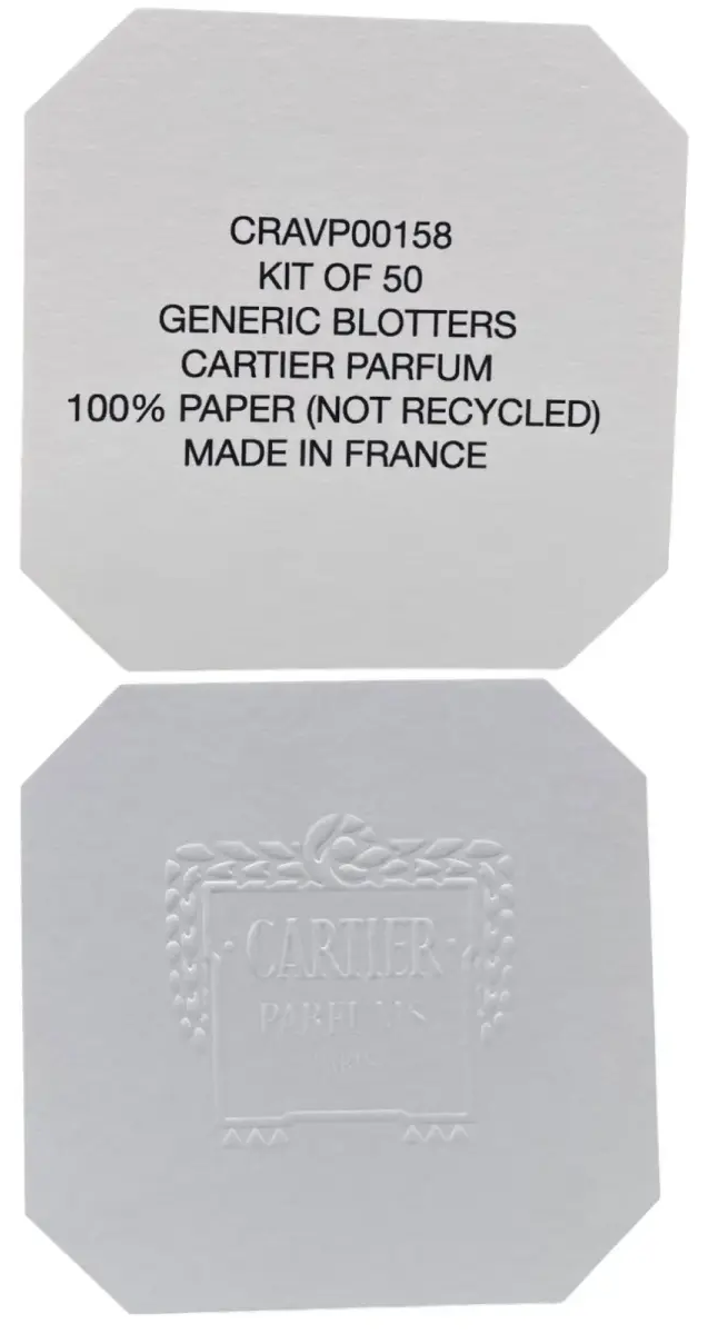 Set, Cartier, Cartier, Blotters, 50 pcs