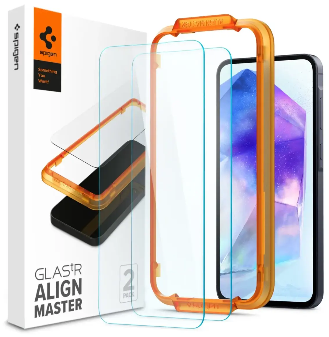 Spigen Glass AlignMaster aizsargstikls telefonam Samsung