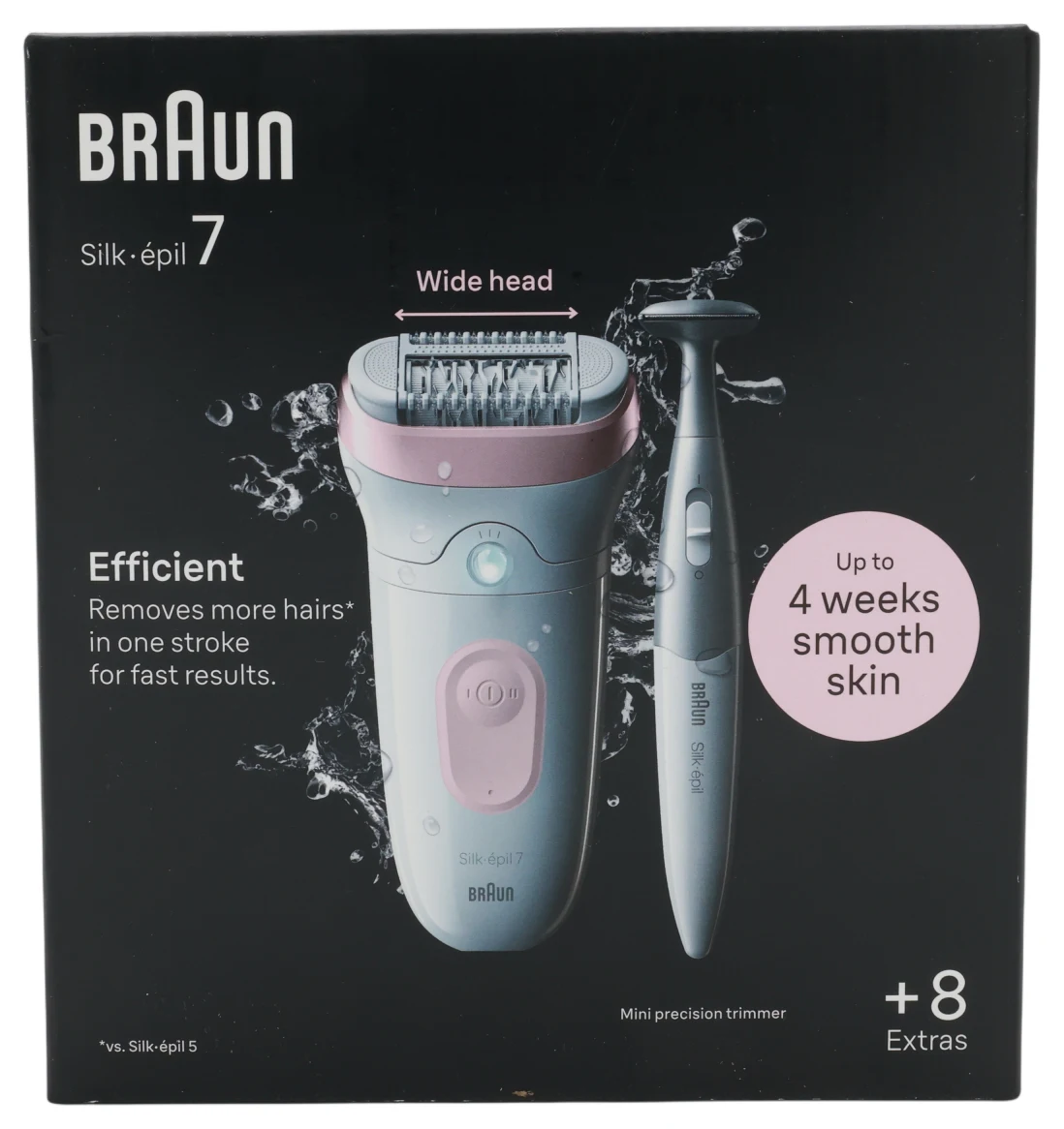 Depilators Braun sievietēm ar bikini trimmeri