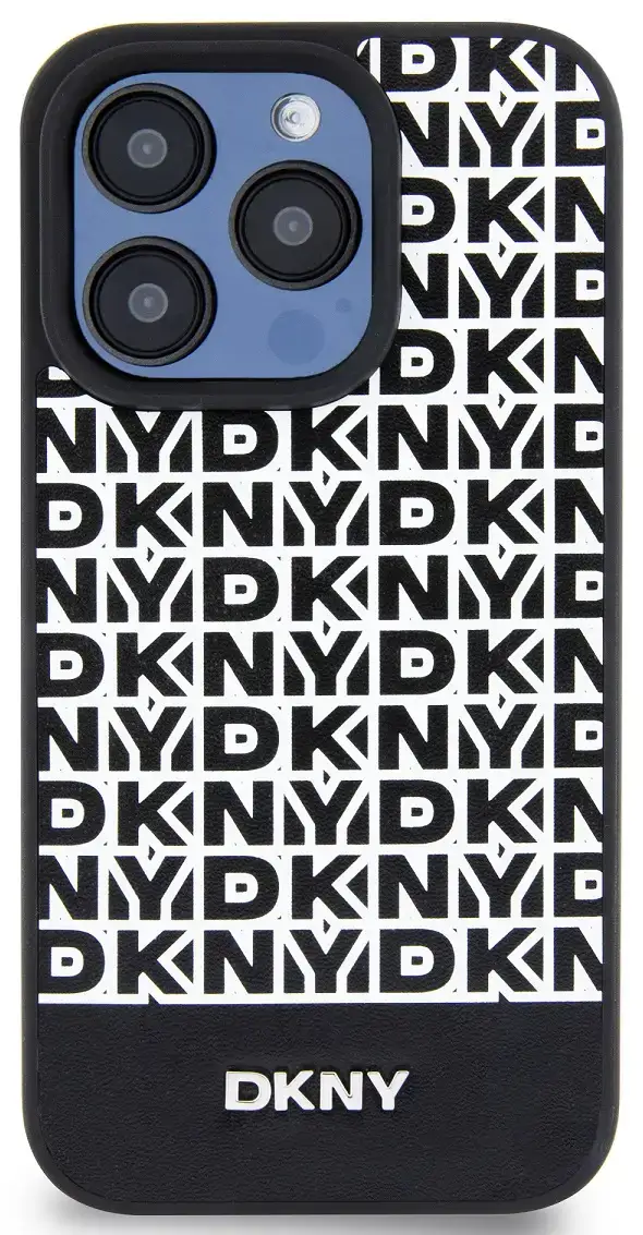 DKNY PU Leather Repeat Pattern Bottom