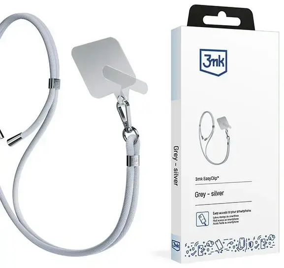 3mk Protection 3MK EasyClip Grey (silver)