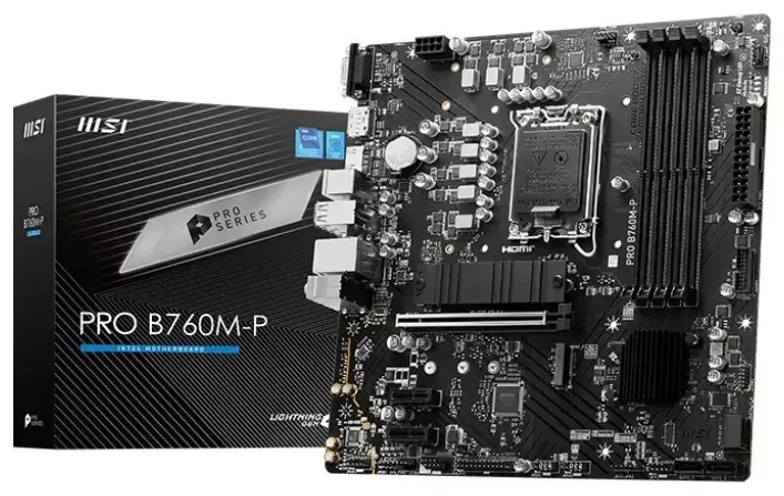 MSI PRO B760M-P s1700 4DDR5 DP|HDMI