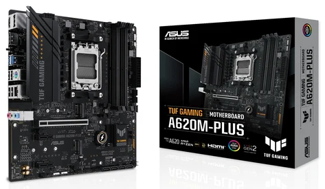 ASUS TUF GAMING A620M-PLUS/AM5/mATX mātesplate
