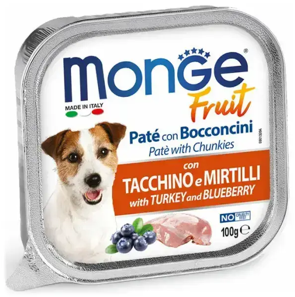 Monge Dog Fruit Pate and Chunkies