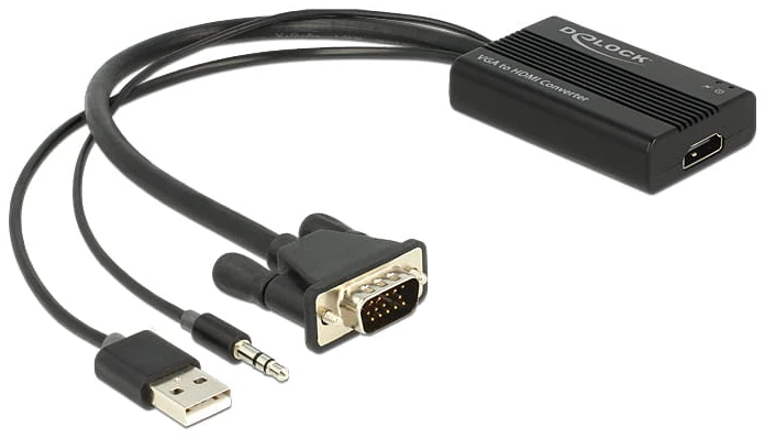 AV adapteris Delock D-Sub (VGA) -