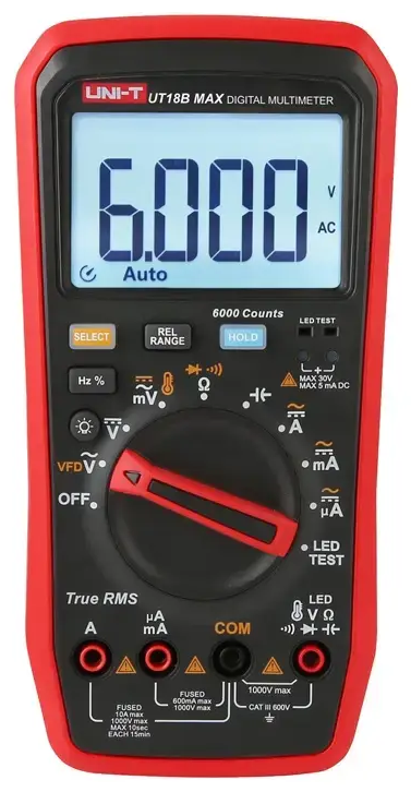 Uni-T True RMS UT18B MAX Digital