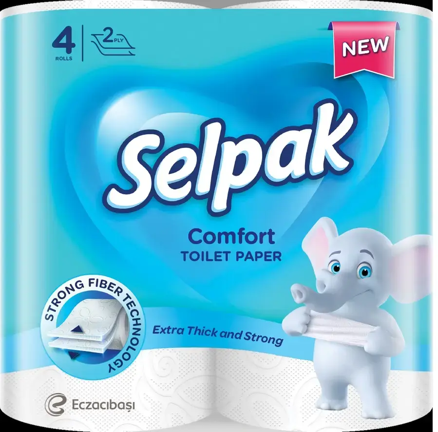 Tualetes papīrs SELPAK, 2 slāņi, 18m