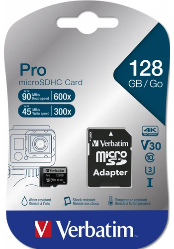 SD MicroSD karte 128GB Verbatim SDHC