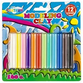 Plastilīns 12kr. CENTRUM 160 gr
