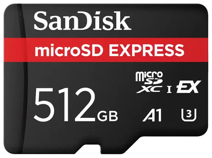 SanDisk Express MicroSD karte 512 GB