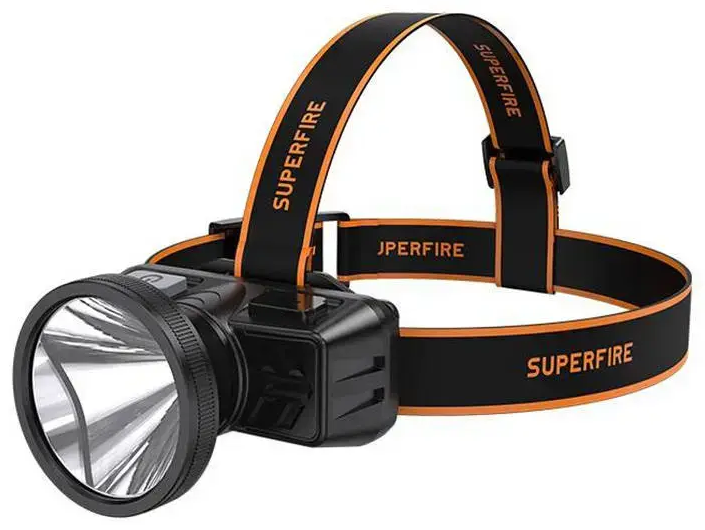 Superfire HL51 headlamp flashlight, 160 lm