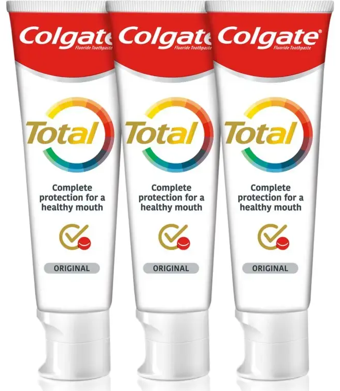 Colgate Total Original Toothpaste 3x75 Ml