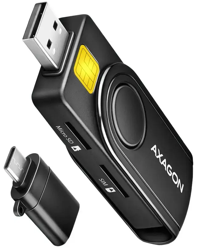 Axagon Compact travel USB-A + USB-C