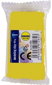 CENTRUM Plastilīns dzeltena kr. 50g
